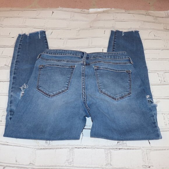 Old Navy Rock star Mid-rise Size 3 Junior's Jeans - Picture 2 of 8